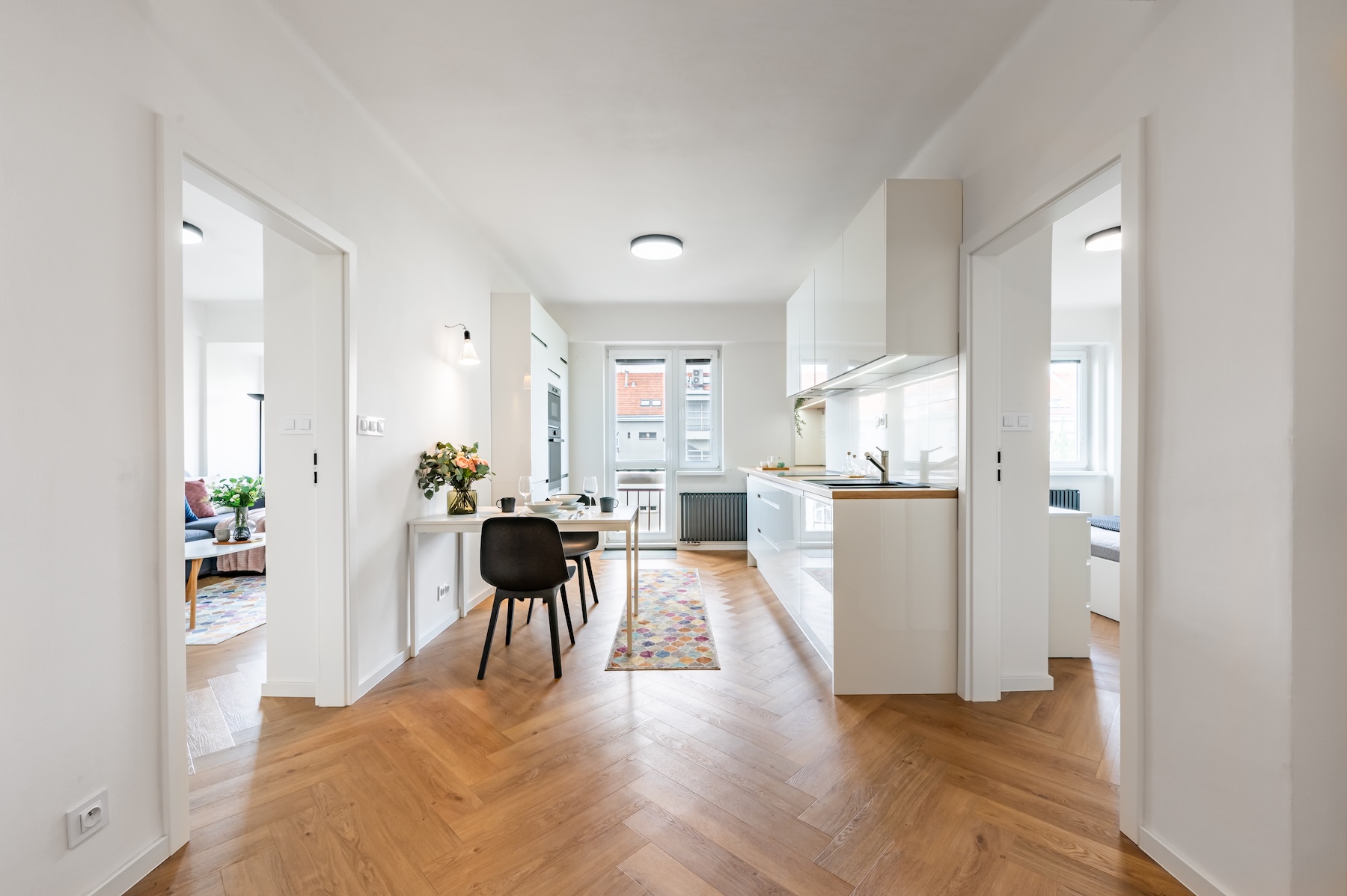 Moderní interiér investičního bytu v Praze