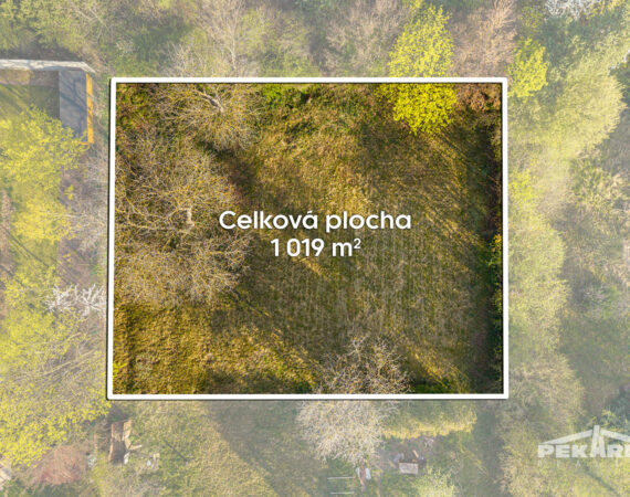 Celková plocha pozemku k prodeji v Dolních Jirčanech