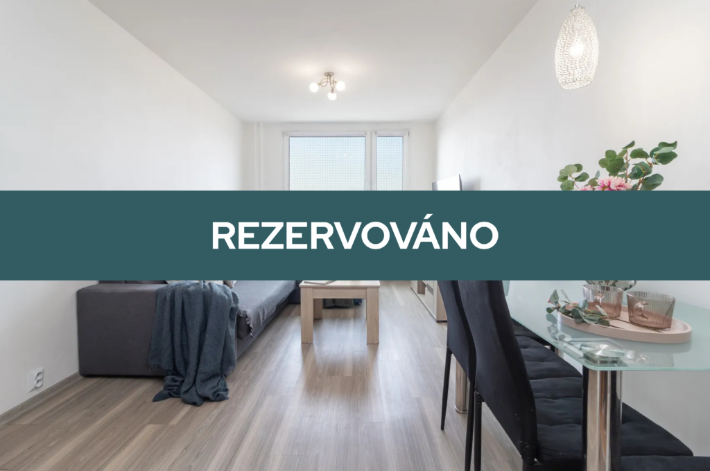 rezervovaný byt k prodeji, Praha Komořany ulice U Vlečky