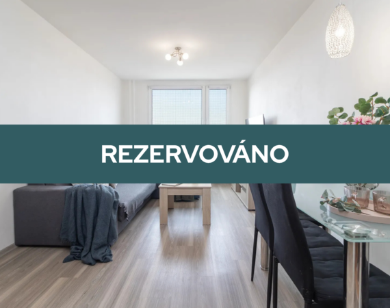 rezervovaný byt k prodeji, Praha Komořany ulice U Vlečky