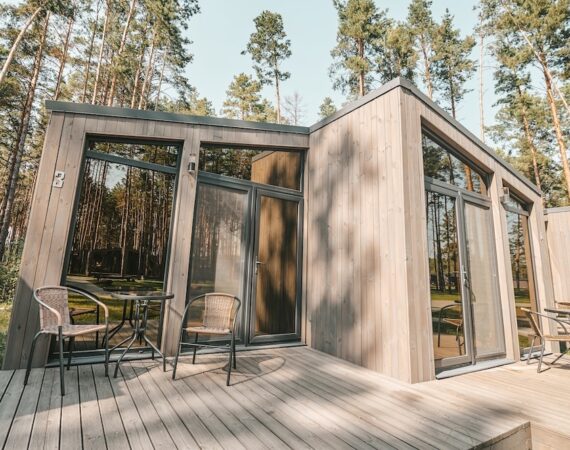 Tiny house - mobilní dům v lese