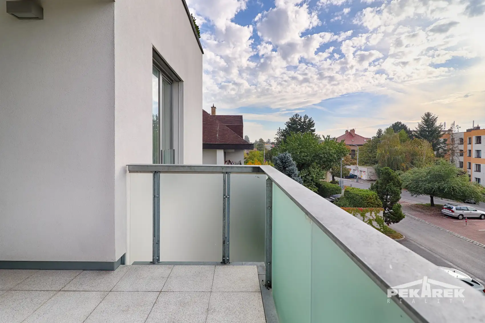 Balkon pronajímaného bytu